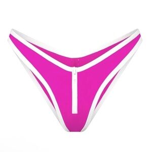 SKIMS Pink Geometric Bikini Swim